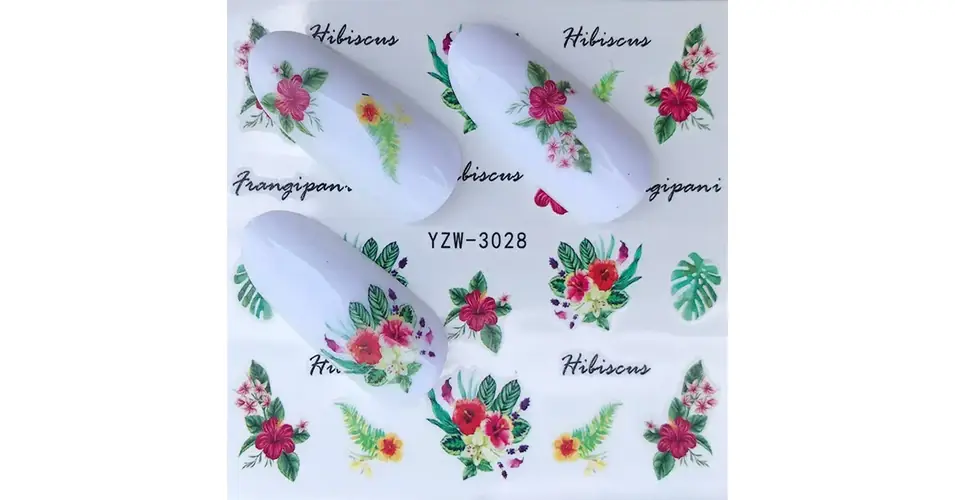 Körömmatrica - YZW-3028 Kedvezmény