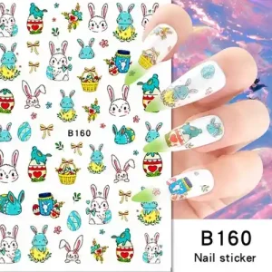 Gyors kiszállítás Körömmatrica - B160 húsvét