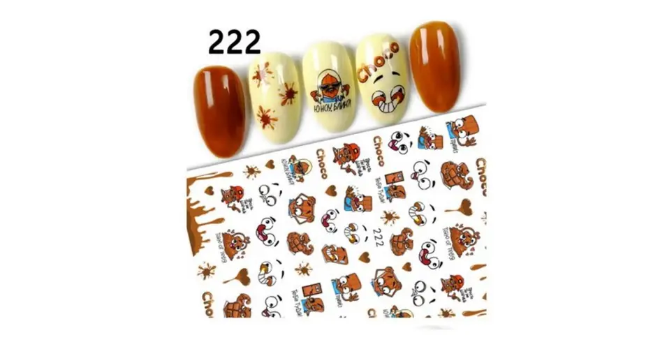 Legjobb ár Körömmatrica - 222 csoki