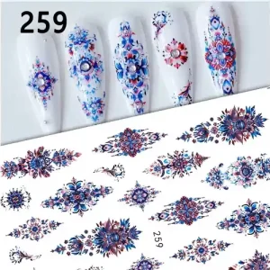 Körömmatrica - 259 őszi virág Biztonságos vásárlás