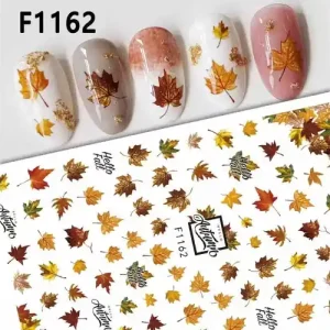 Olcsó Körömmatrica - F1162 ősz falevél