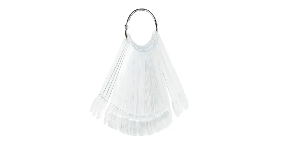 Legkelendőbb "Margaréta" legyező festőtip kerek 50db karikára fűzve CLEAR