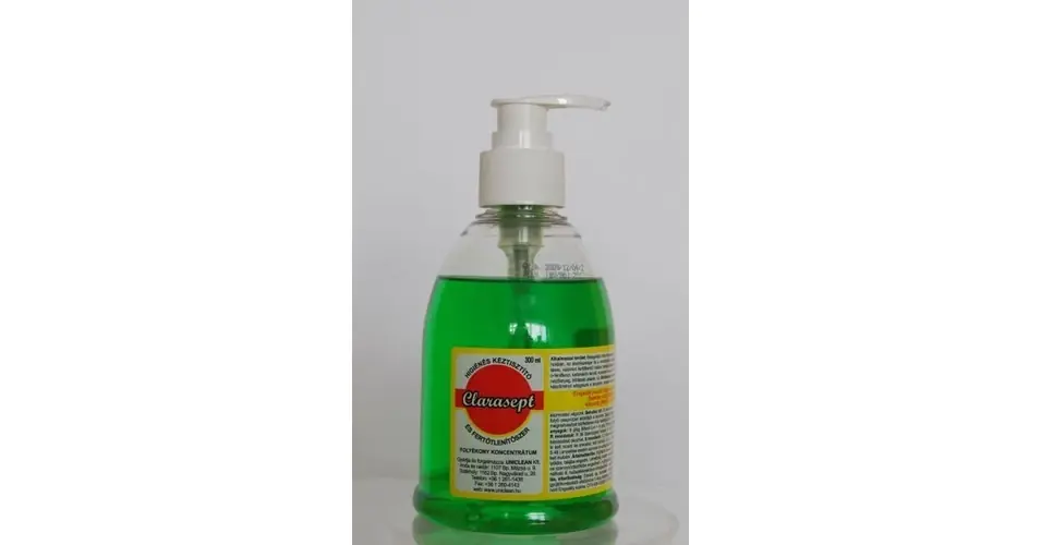 Clarasept higiénikus kéztisztító és fertőtlenítőszer 300ml Legnépszerűbb