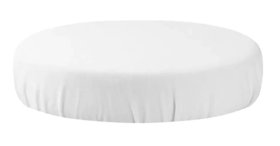 Fehér bársony székhuzat 35-40 cm Prémium