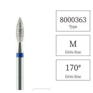 Szuper ajánlat Karbid gyémánt csiszolófej 8000363-M Flame 2,5mm
