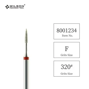 Csiszolófej Gyémánt Pentagon 1,2 mm piros - 8001234 Prémium