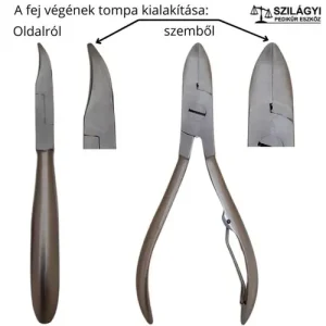 Alacsony ár Szilágyi Diabétesz körömcsípő drótrugós 12 cm tompa fejvéggel