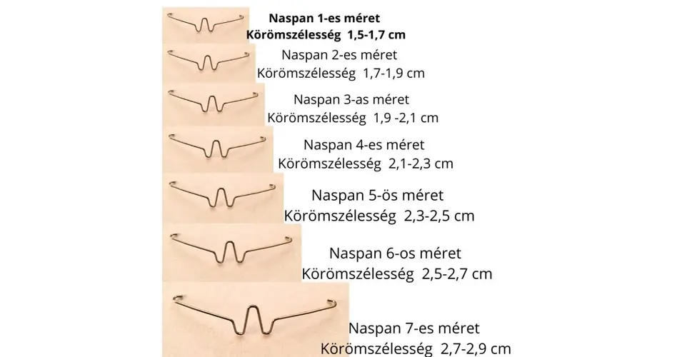 Újdonság Naspan körömszabályozó - 2-es méret - 1db