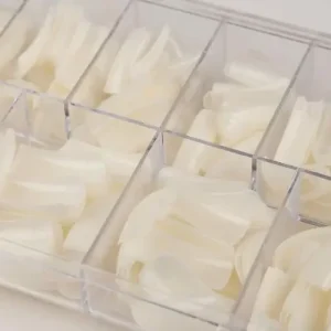 Expressz kézbesítés Műköröm Tip box - Egyenes - Vegyes méret 100 db (csontszín)
