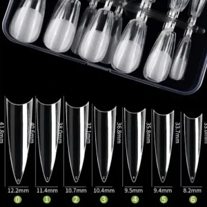 Soft Gel Tip Box - Stiletto - M - 240db Gyors szállítás