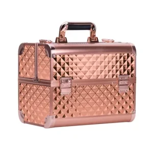 Kedvezmény Műkörmös táska - L - rosegold 3D