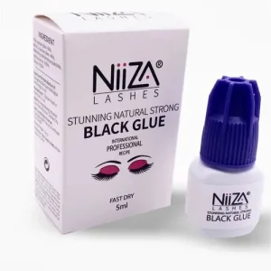 NiiZA Black Glue műszempilla ragasztó 5g - kezdő szakembereknek is Outlet