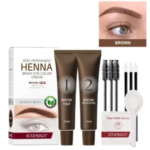Kihagyhatatlan ajánlat Szempilla és szemöldök festék HENNA TINT - Brown - 30ml