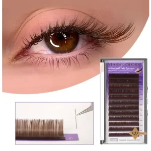 Biztonságos vásárlás Stars Colors – Individual Flat Eyelash – 0.15 C-Mix
