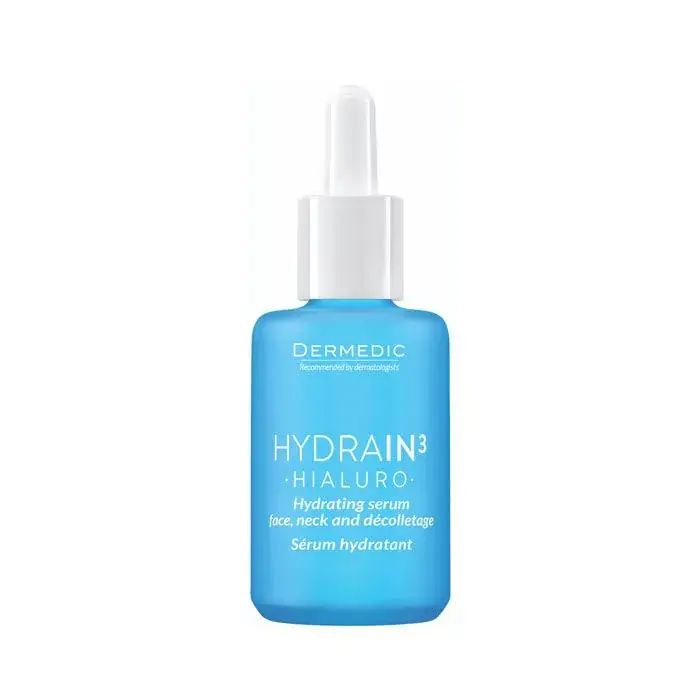 DERMEDIC Hydrain³ Hidratáló szérum arcra, nyakra és dekoltázsra (30ml) Outlet