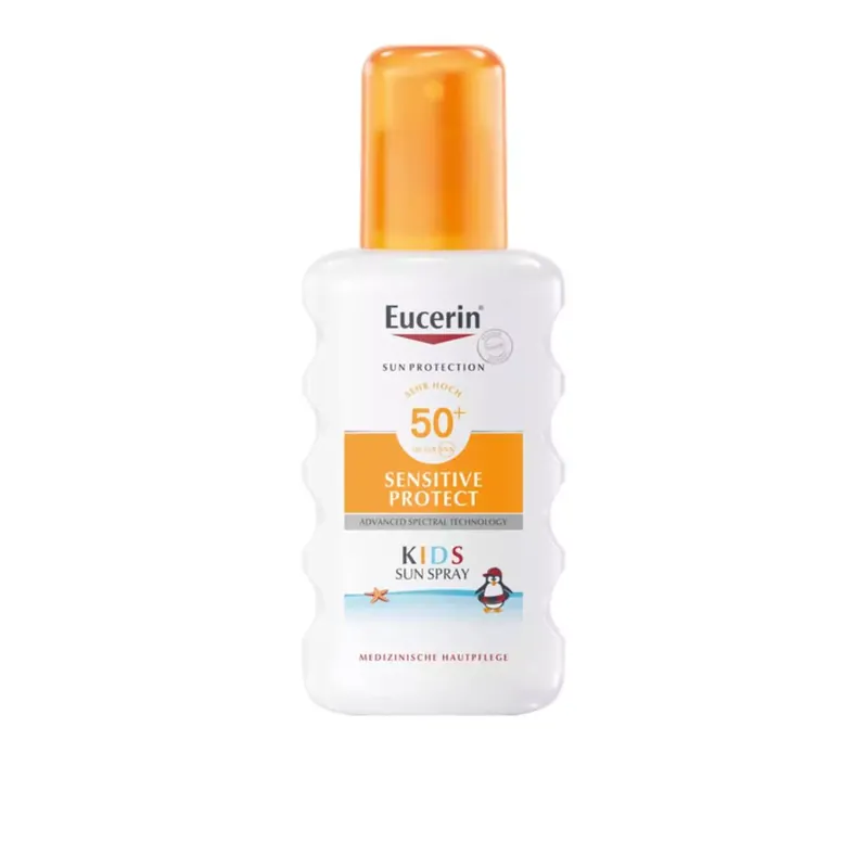 Biztonságos fizetés EUCERIN Sun Sensitive Protect gyermek napozó spray SPF50+ (200ml)
