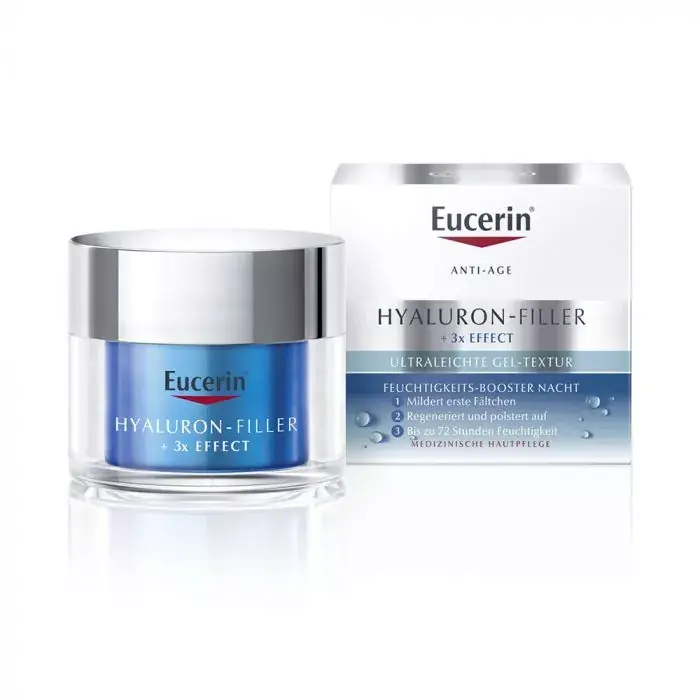 Azonnal elérhető EUCERIN Hyaluron-Filler ráncfeltöltő, hidratáló éjszakai arcgél (50ml)