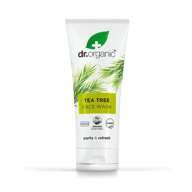 Gyors szállítás DR. ORGANIC Bio Teafa arclemosó (200ml)