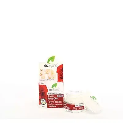 Különleges ajánlat DR. ORGANIC Bio Rózsaolajos nappali arckrém (50ml)