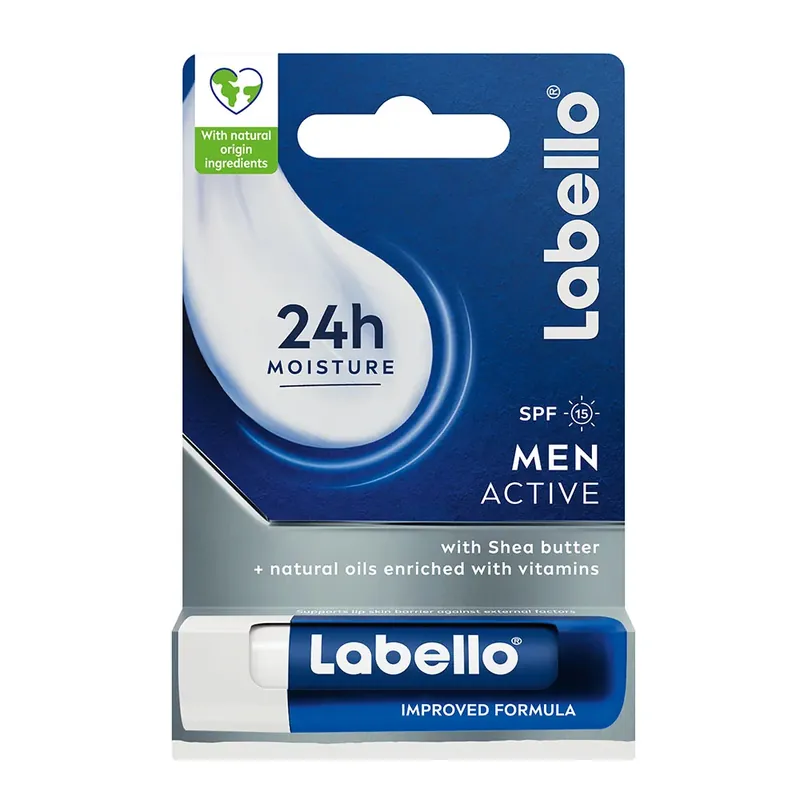 Expressz kézbesítés LABELLO MEN Active ajakápoló (4,8g)