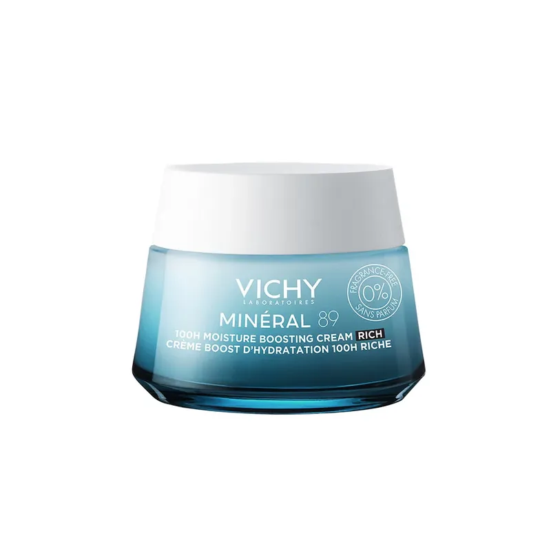 VICHY Mineral 89 100H hidratáló gazdag krém illatmentes (50ml) Csak ma