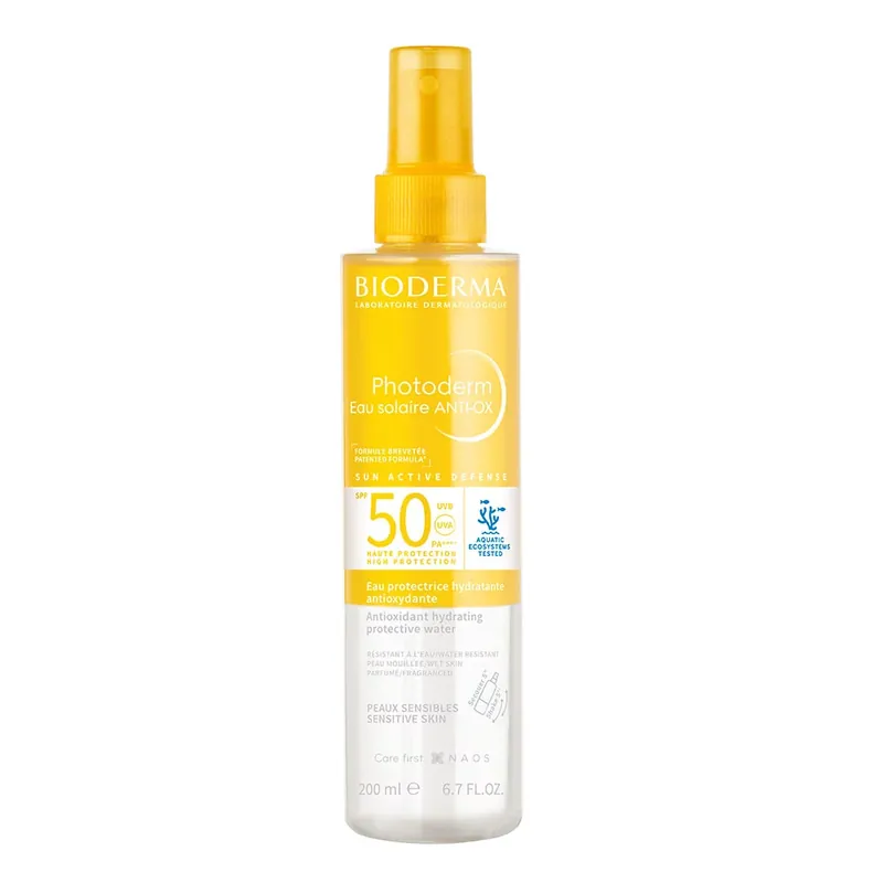 BIODERMA Photoderm Eau Solaire ANTI-OX SPF50 (200ml) Ne maradj le