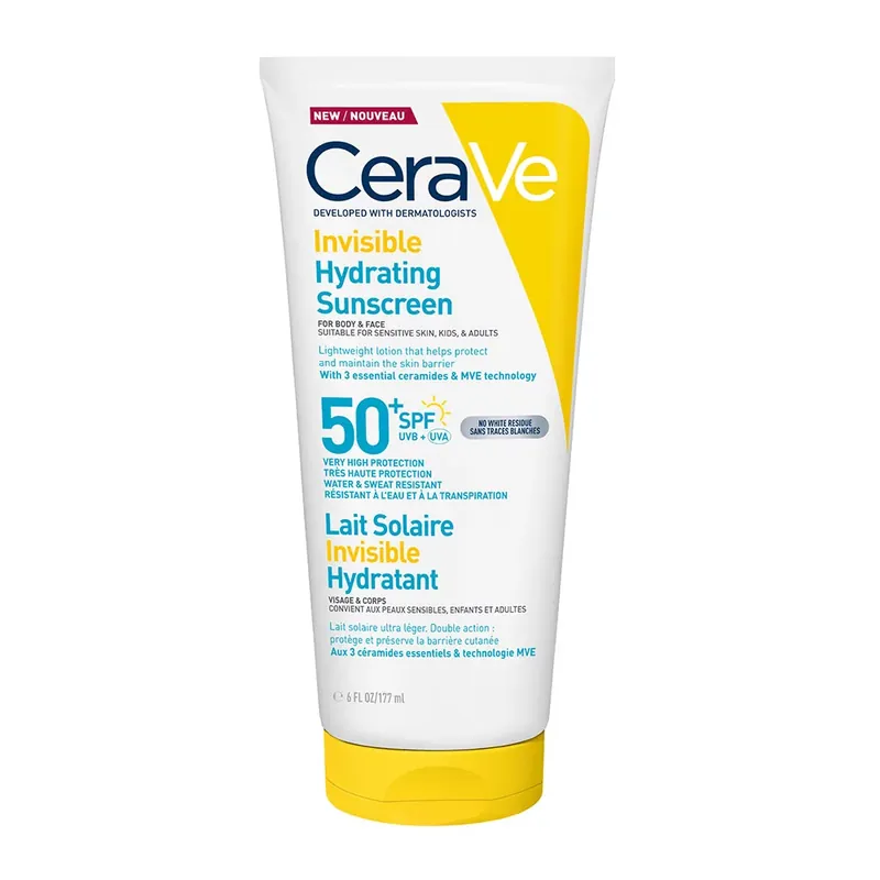 CERAVE Hidratáló fényvédő tej arcra-testre SPF50+ (177ml) Gyors szállítás
