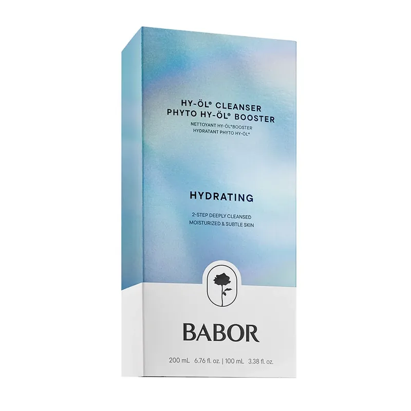 Rendeld meg most BABOR szett HY-ÖL Cleanser & Phyto HY-ÖL Booster Hydrating (200ml+100ml)