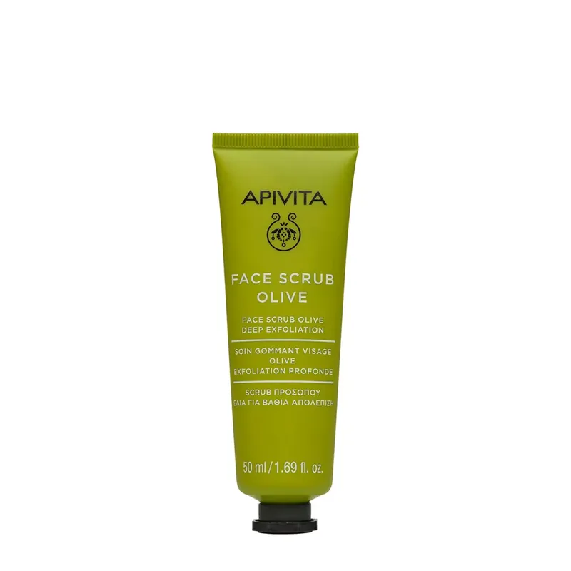 APIVITA Express mélyhámlasztó arcradír Olívával (50ml) Prémium