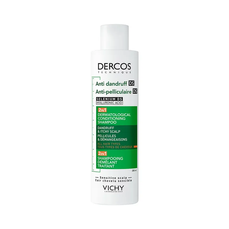 Ne maradj le VICHY Dercos DS 2in1 korpásodás elleni kondicionáló sampon (200ml)