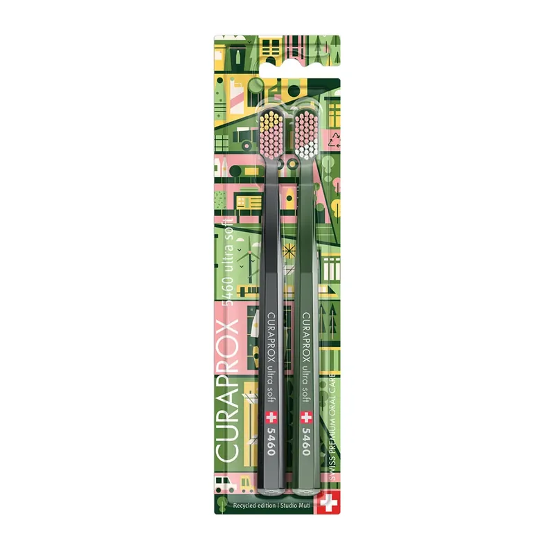 Akciós ár CURAPROX CS 5460 ultra soft RECYCLED Edition fogkefe duopack (2db)