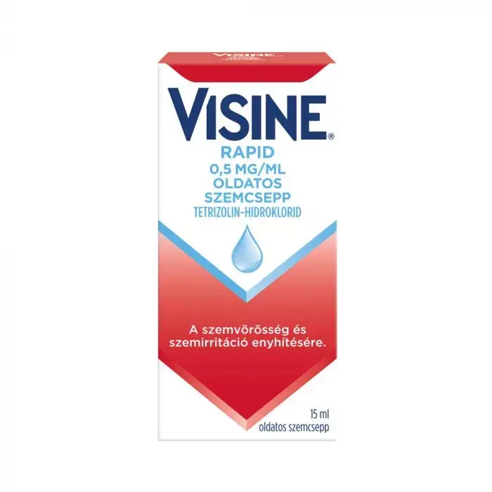 VISINE Rapid 0,5mg/ml oldatos szemcsepp (15ml) Biztonságos vásárlás