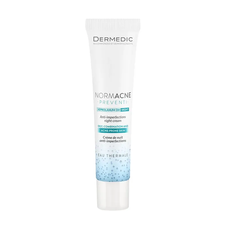 Exkluzív ajánlat DERMEDIC Normacne éjszakai krém bőrhibák csökkentésére (40ml)