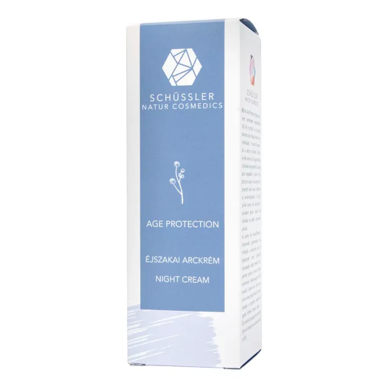 Expressz szállítás Schüssler Age Protection ránctalanító éjszakai arckrém 50 ml