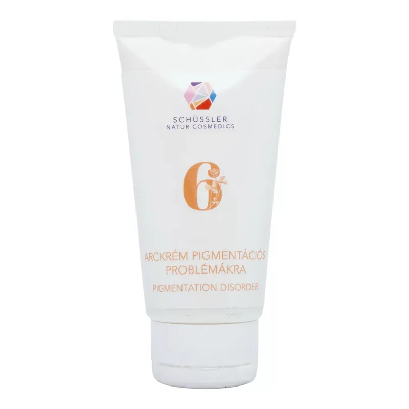 Azonnali szállítás Schüssler Nr.6 arckrém pigmentációs zavarokra 75 ml