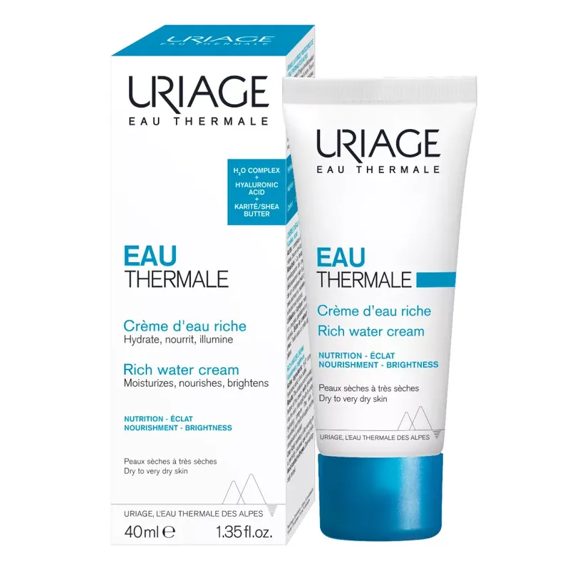 Kihagyhatatlan ajánlat Uriage Eau Thermale Riche hidratáló arckrém száraz bőrre 40 ml
