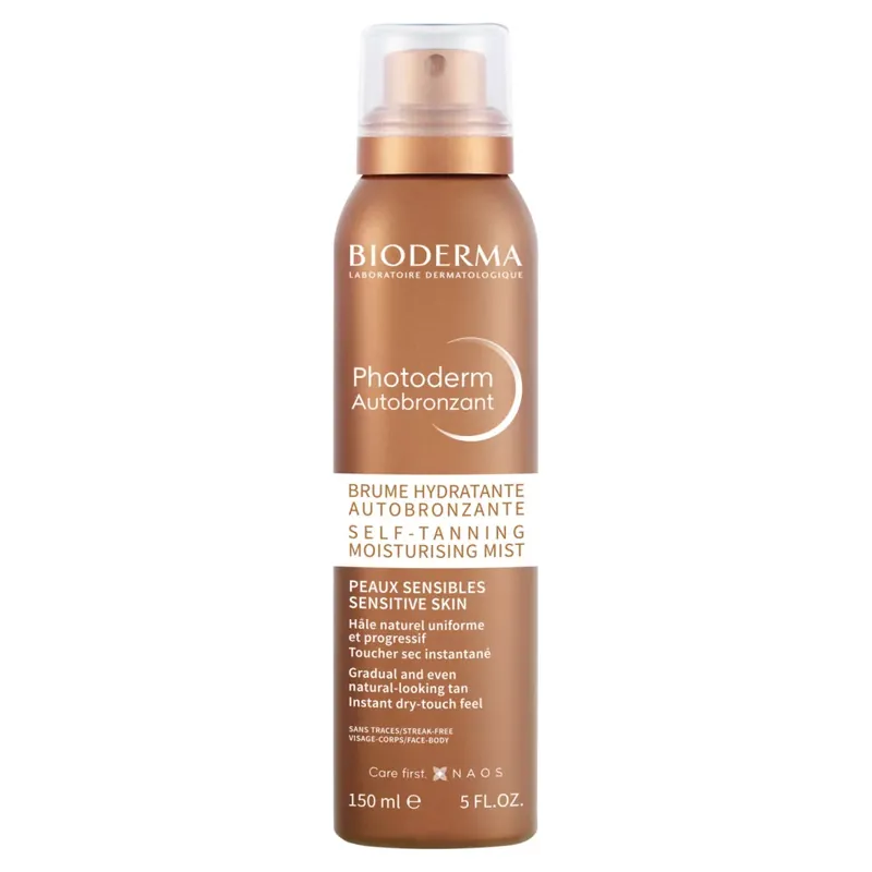 Bioderma Photoderm Autobronzant hidratáló önbarnító spray 150 ml Biztonságos vásárlás