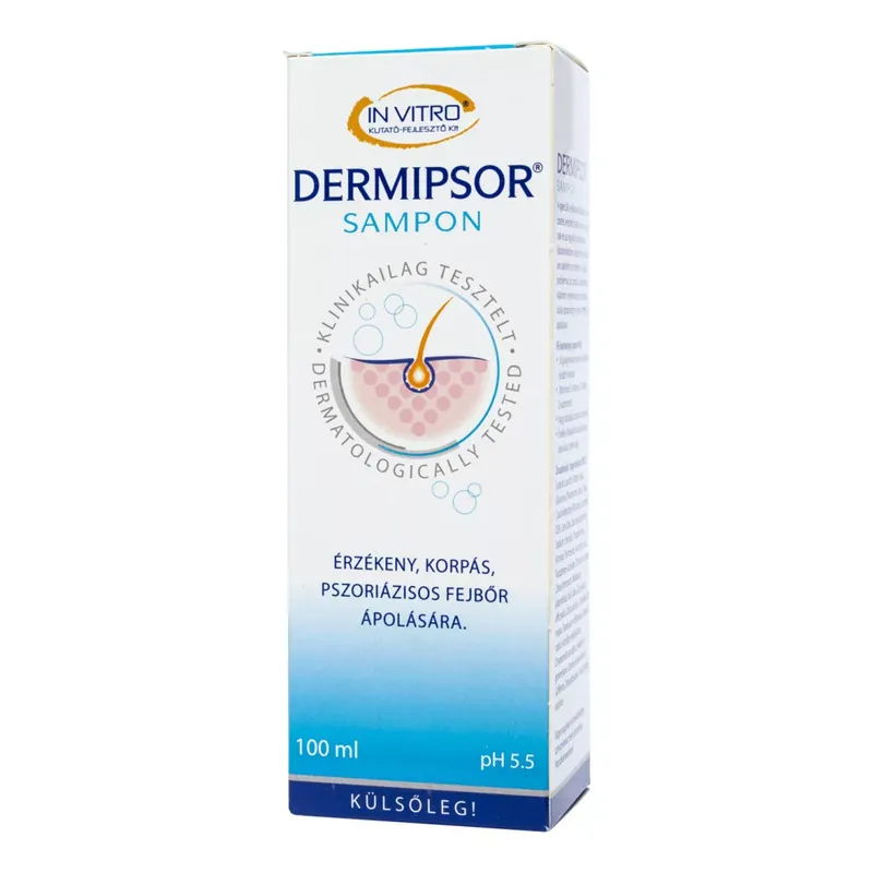 Szezonális akció In Vitro Dermipsor krémsampon érzékeny, korpás fejbőrre 100 ml