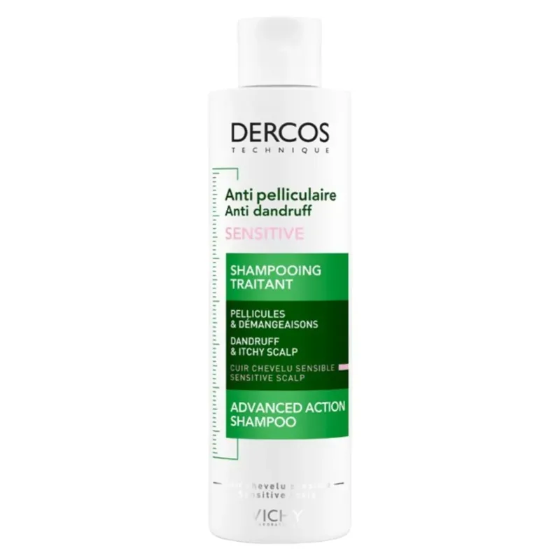 Vichy Dercos korpásodás elleni sampon érzékeny fejbőrre 200 ml Akció