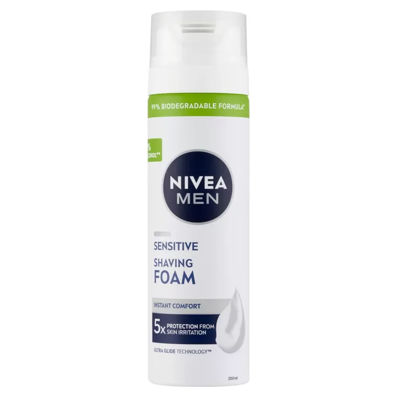 Nivea Men Sensitive borotvahab 200 ml Gyors szállítás