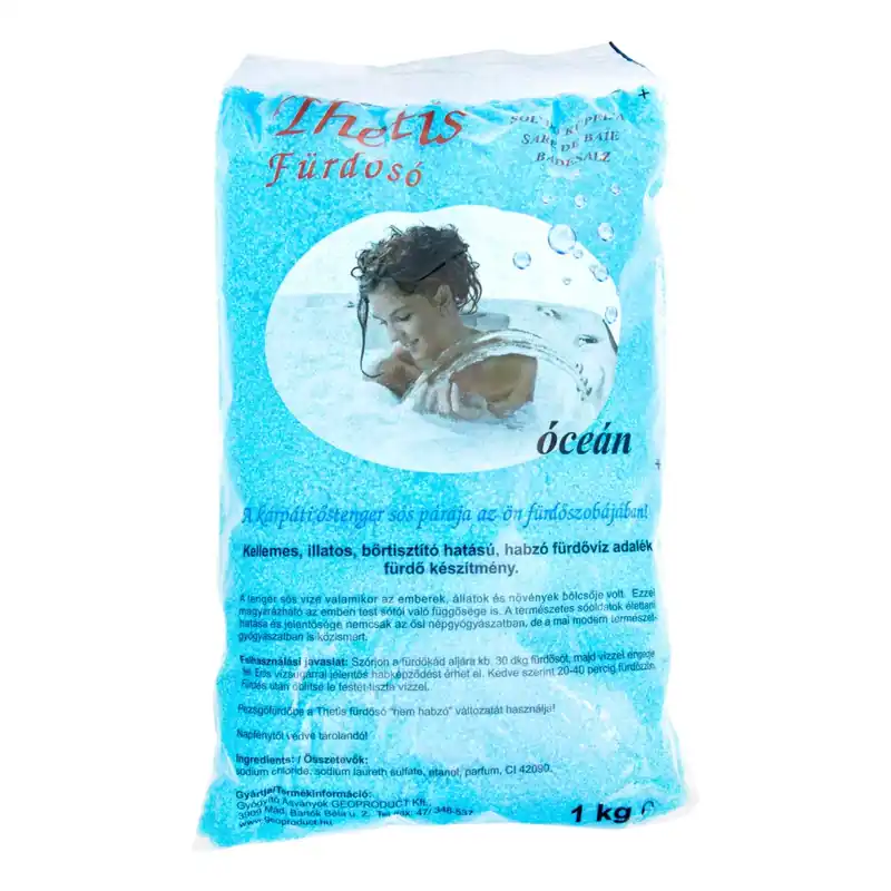 Thetis Fürdősó kék 1000 g Gyors szállítás