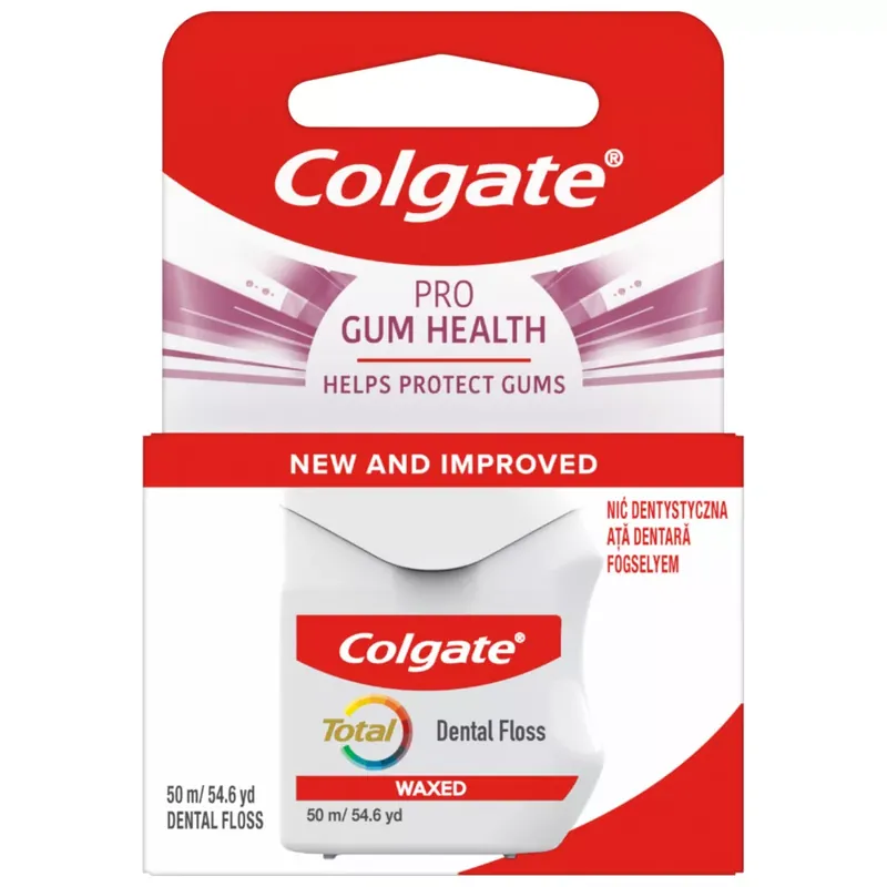 Biztonságos vásárlás Colgate Total Floss fogselyem 50 m