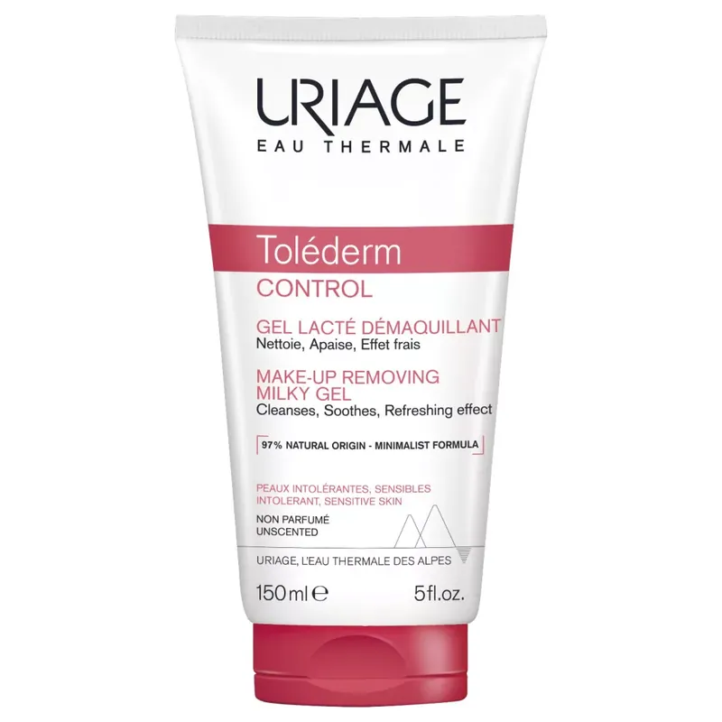 Uriage Toléderm Control sminklemosó tej gél 150 ml Kiárusítás