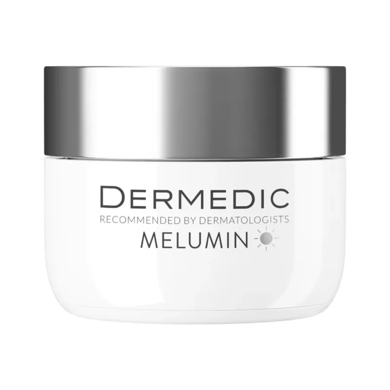 Dermedic Melumin pigmentfoltok elleni nappali anti-aging SPF 50+ arckrém 50 ml Expressz szállítás