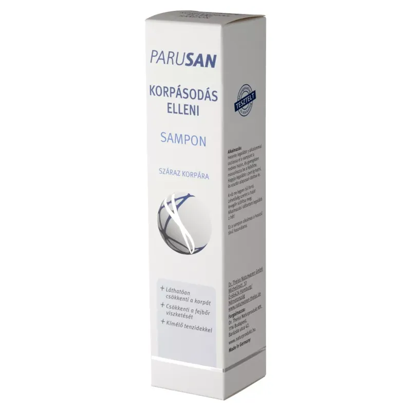 Parusan korpásodás elleni sampon száraz korpára 200 ml Végkiárusítás