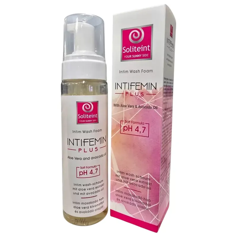 Prémium Soliteint Intifemin plus intim mosakodó hab 200 ml