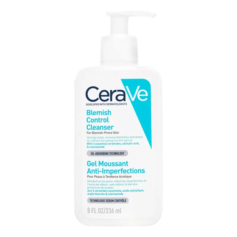 Akció CeraVe Akné Pattanások elleni tisztító gél 236 ml