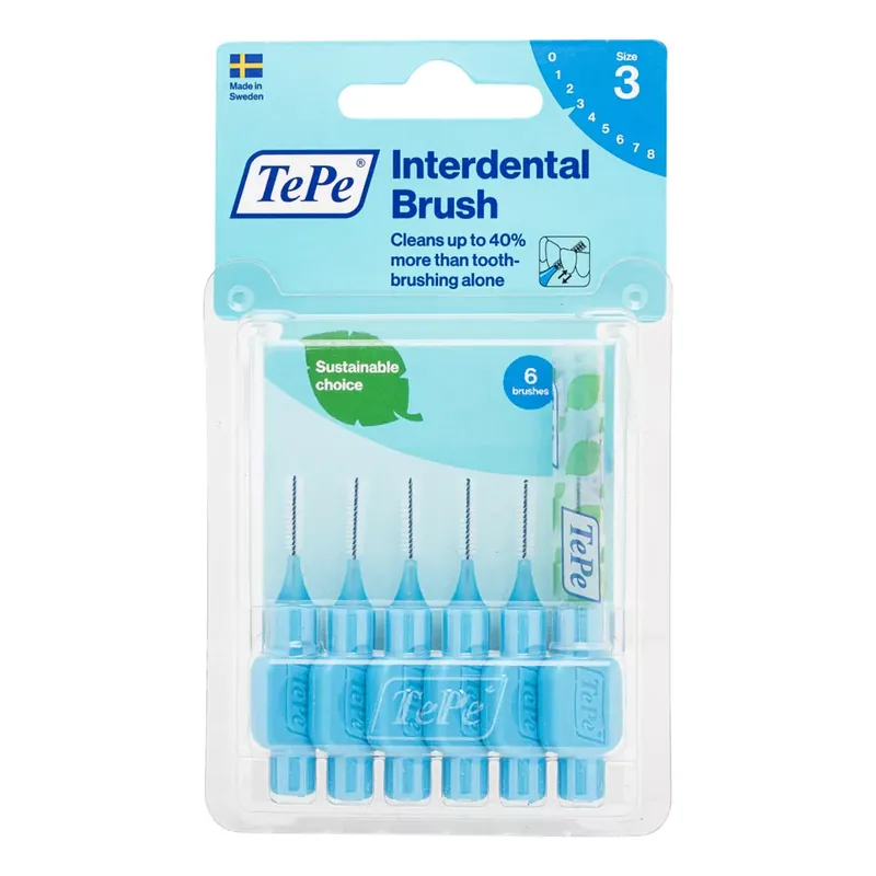 Szezonális akció TePe Original fogköztisztító kefe bioműanyagból 0,6 mm 6 db