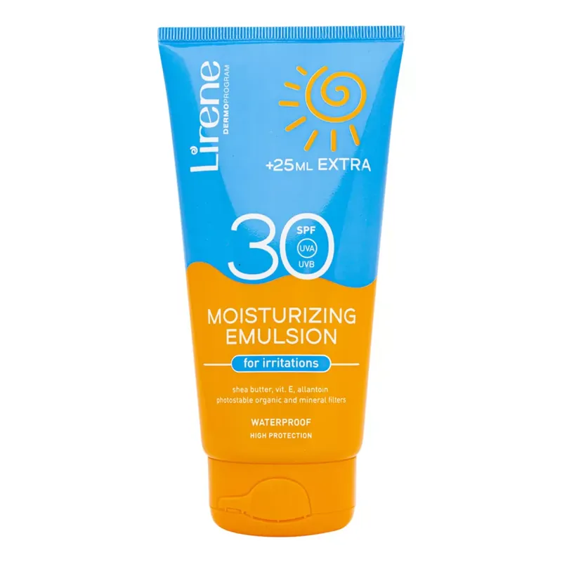 Ajánlat Lirene hidratáló emulzió irritált bőrre SPF30 175 ml