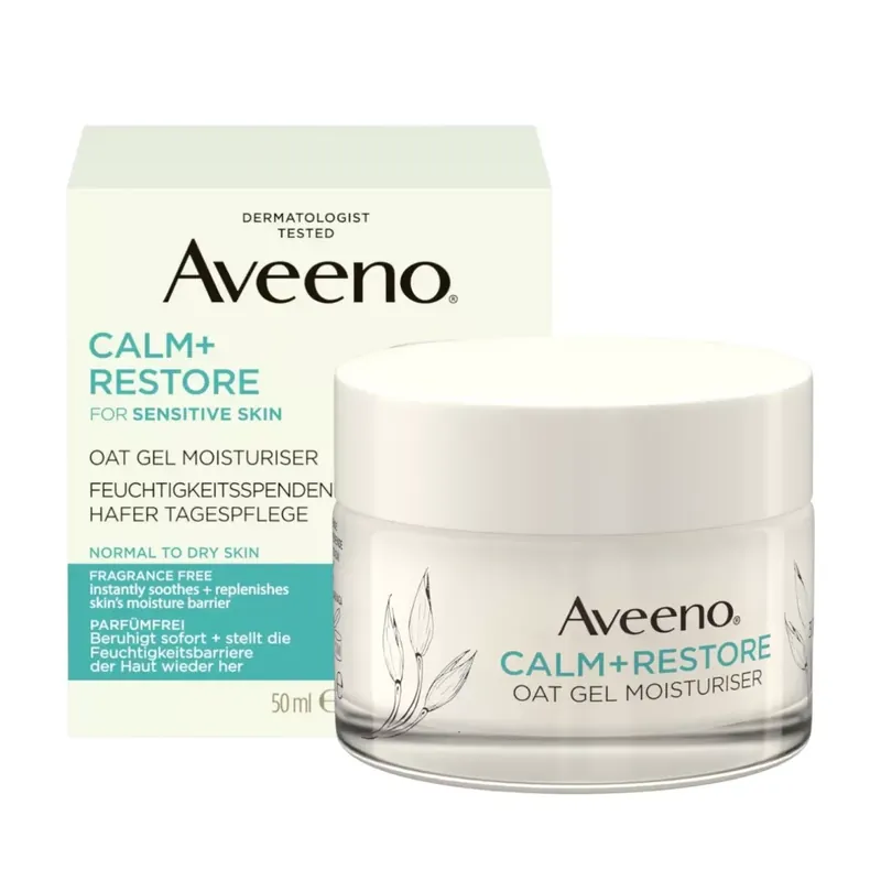 Ne maradj le Aveeno Calm+Restore hidratáló gél arcra 50 ml